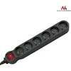 MACLEAN MCE225 Maclean MCE225 Maitinimo juostos prailginimo laidas 6 lizdai su juodu 1,5 m nuo 2300W