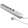 Plastrol maitinimo juosta Plastrol Filtras W-00022 maitinimo juosta su apsaugos nuo viršįtampių sistema, penkiais lizdais, pilku jungikliu