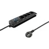 QOLTEC 50105 Viršįtampių apsauga 4 maitinimo lizdas 2,5m
