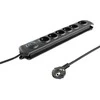 QOLTEC 50112 Surge Protector 6 maitinimo lizdas 3,0m
