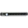 Techly Pro TECHLYPRO 023233 TechlyPro Rack 19 1,5U maitinimo juostelė 250V/16A 6x Schuko 3m dvigubas oro jungiklis