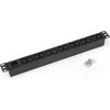 TRITON 19" skirstomasis skydelis 14x IEC C13, be laido, juodas