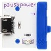 „LittleBits“ galia (USB), maitinimo modulis, „littleBits“, mėlyna, balta, 95,2 mm, 190,5 mm, 12,7 mm