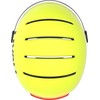 Livall L23 geltonas šalmas 54-58cm su LED/SOS apsauginiu stiklu