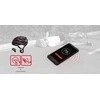 Livall „Bluetooth“ plento šalmas 55–61 cm LED/SOS/interkom raudonas