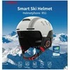 Livall Bluetooth slidinėjimo šalmas 57-61cm Intercom/SOS balta