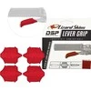 Lizard Skins LIZARDSKINS DSP Lever Grip - Crimson Raudona 0,5 mm (2 rinkiniai iš 2 vienetų) (NEW 2023)