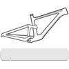 Apsauga rėmui Lizard Skins Frame Wrap - Large 464x79 mm