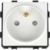 AKS Elektros lizdas Standard 1B 2P+Z Be Blokavimo Baltas 1 Vnt. 333527 Aks Zielonka