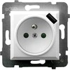 Ospel GN.1-KR.Z/U TRANS.+USB BALTA ARIA