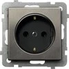 Ospel Vieno lizdo Sonata GP-1RMS/m/37 su schuko įžeminimu, nerūdijantis plienas