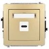 Karlik Lizdas USB Deco 29DGUSB-7 pojedyncze C-C auksinė