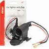 Automobilinis maitinimo lizdas su dangteliu 12/24V AMIO-04128