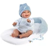 Llorens Llorens Lėlė 63805 38 cm śmiejąca się Liam w śpiworku