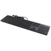 Klaviatūra LMP USB-C numeric Klaviatūra KB-1843, 106 keys, USB-C port, aluminum, British English (UK EN) išdėstymas, macOS, space pilka