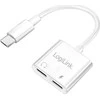 „LogiLink“ adapteris USB-C per 2x USB -C, PD 60W / garsas
