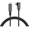 LogiLink USB 2.0 | USB-C 1.0m 100W kątowy juoda