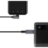 LogiLink USB 2.0 | USB-C 1.0m kampinis juodas