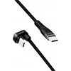 LogiLink USB 2.0 | USB-C 2.0m w oplocie kątowy juoda