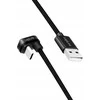 LogiLink USB 2.0 | USB-A - USB-C 3.0m w oplocie kątowy juoda