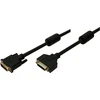Kabelis LogiLink DVI- D - DVI- D 5m juoda (CD0005)