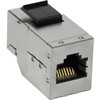 LogiLink Keystone adapteris 2 x RJ45 Cat.6A, STP, tvirtinimas su spragtelėjimu (NK4010)