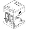 LOGILINK NK4032 LOGILINK- Keystone Surface Mounted Box 2 port UTP, baltas