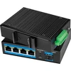 Šakotuvas „LogiLink“ komutatorius su 4 prievadų gigabito eterneto ryšiu, 1000 Mbps, 1 SFP + 1 prievadu