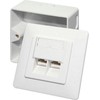 LogiLink Lizdas CAT6 2x RJ45 (68244)