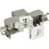 LogiLink Lizdas RJ45 Cat.6A, 10G, visas ekranas, 180° beznarzędziowe, 24 vnt. (NK4001)