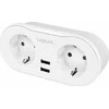 LogiLink 2 gniazda Wi-Fi smart balta