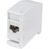 LogiLink LogiLink Hutschienenadapter m.Cat.6A-Kupplung,2xRJ45-Buchse