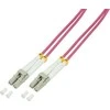 LogiLink šviesolaidis OM4 LC/UPC - LC/UPC 5.0m violetinė
