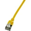 LogiLink LogiLink Patchkabel CAT6A STP TPE SlimLine gelb 0,3m