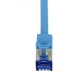 LogiLink Logilink Patchkabel Ultraflex, Cat.6A, S / FTP, Blau, 0,25 m
