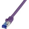LogiLink Logilink Patchkabel Ultraflex, Cat.6A, S / FTP, violetinis, 0,5 m