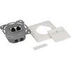 LogiLink NP0128 - Cat.6A tinklo lizdas UP 2x RJ45 ekranuotas grynai baltas