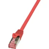 LOGILINK CQ2014S LOGILINK – Patchcord Cat.6 S/FTP PIMF PrimeLine 0,25m Raudona
