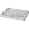 „LogiLink Keystone“ paviršinio montavimo dėžutė, 4 prievadų UTP, balta (NK4034)