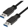 LOGILINK CU0040 USB 3.0 tipo A tipo kabelis, skirtas A tipo dl. 3 m