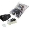 LOGILINK MP0022 LOGILINK - Kištukinė jungtis Cat.6 RJ45 100vnt. komplektas, ekranuotas, juodas