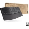 Logitech ERGO K860 SPLIT belaidė klaviatūra verslui, grafito spalvos, JAV tarptautinis išdėstymas (Qwerty)