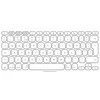 Klaviatūra „Logitech Keys To Go 2“, skirti „iPad“ planšetiniams kompiuteriams. Jasnoszary.