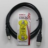 Logotipas USB kabelis (2.0), USB A M - USB B (M), 1.8m
