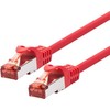 LOGON TCF66F015R Raudona tinklo kabelis 1,5 m Cat6a F/UTP (FTP)