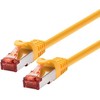 LOGON TCF66F100Y kabelis sieciowy Geltonas 10 m Cat6a F/UTP (FTP)