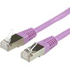 LOGON TCR55SS100V kabelis sieciowy Violetinis 10 m Cat5e F/UTP (FTP)