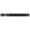 Lanview Listwa zasilająca LOGON TUPS047 ochrona przeciwprzepięciowa 6 gniazd 1,5 m