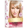 „L'Oreal Paris Excellence Creme“ 10.21 „Labai labai šviesi perlų blondinė“.