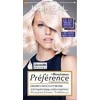 L'Oreal Preference 11.21 dažai su modelio nuotrauka